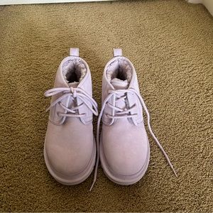 New Without Tags UGG Lavender Suede Neumel Lace Up Boot
